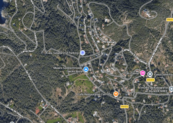 Zona de Can Germà de Sant Antoni en esta imagen de Google Maps