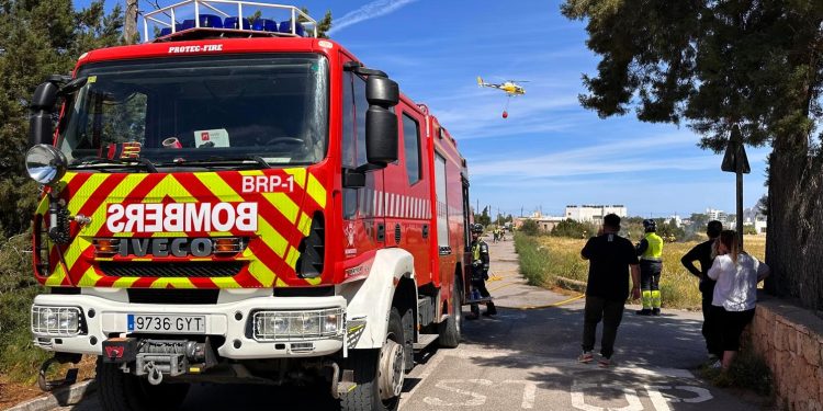 Camión de bomberos en una imagen de archivo.