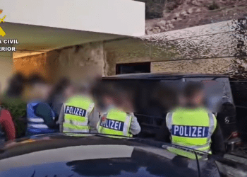 La Guardia Civil y la Polizei alemana han participado conjuntamente en esta operación internacional.