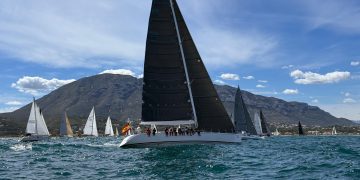 Imagen de la salida de embarcaciones de la Ruta de la Sal.