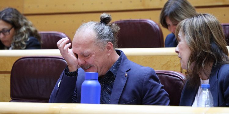 Juanjo Ferrer, actual senador de Ibiza y Formentera, ha comparecido hoy en el senado para defender la reforma.