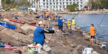 En la imagen,  un momento de la competición.