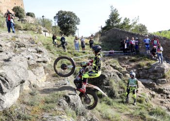 Xicu Marí, en una de las zonas del recorrido.