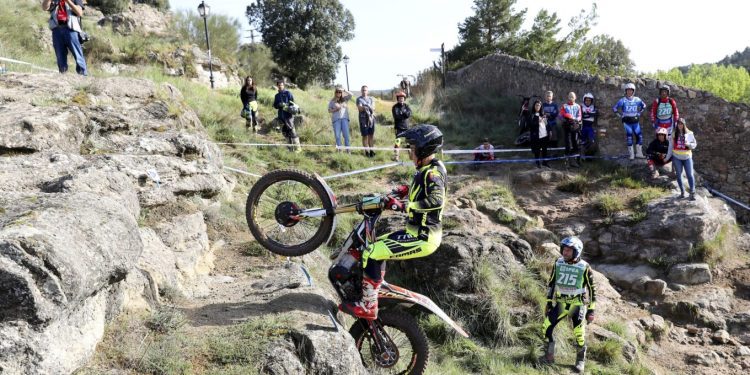 Xicu Marí, en una de las zonas del recorrido.