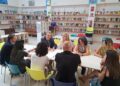 Visita de Antoni Vera al IES Algarb de Sant Josep.