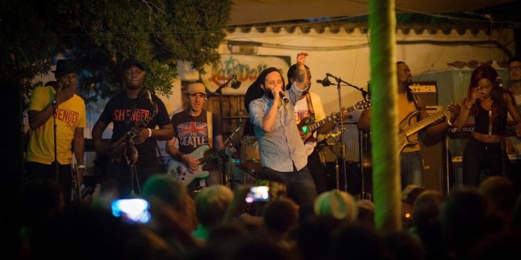 Alborosie en Las Dalias en 2016.