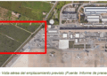 Zona de ampliación Aeropuerto de Ibiza en mapas de proyecciones  de Aena incluidas en las Prescripciones Técnicas  del DORA.