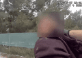 Una captura del vídeo en la que aparece el hombre detenido. Policía Local de Sant Josep.