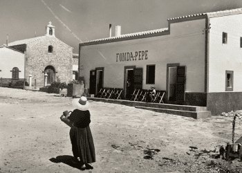 Fonda Pepe en una imagen antigua y muy hermosa que pertenece a la web de este hostal.