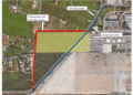 Propuesta de ampliación de Aena para el aeropuerto de Ibiza hacia el lado de es Codolar, que supondría desplazar la fachada suroeste del aeropuerto 60 metros. Imagen: Aena
