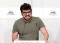 Òscar Rodriguez, portavoz de Esquerra Unida-Podem en el Parlament.