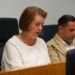 La concejala Carmen Domínguez durante el pleno