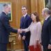 © Casa de S.M. el Rey
Su Majestad el Rey recibe el saludo de la presidenta del Congreso de los Diputados, Francina Armengol hoy en la Zarzuela.