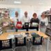 Los organizadores de Sant Josep és Foto y miembros de la asociación és Foto han estado hoy en la biblioteca Vicent Serra i Orvay. Foto: Ayuntamiento