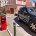 Barrera de acceso a Dalt Vila por el carrer de s'Avicenna, apareció ayer por la mañana derribada. Foto Cristina Marí Noudiari.es