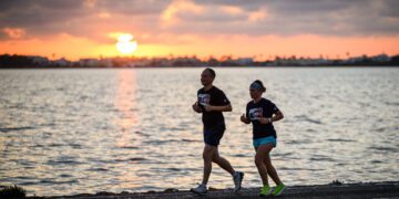 Imagen promocional de la Formentera Sunset Run.