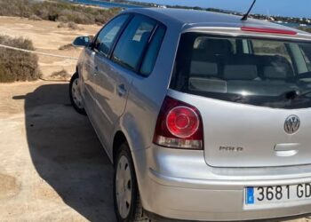 Vehículo robado en la vivienda de Formentera.
