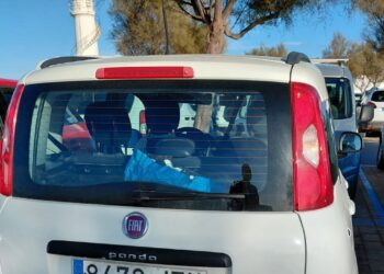 El vehículo robado en este caso ya ha sido localizado. Foto de RàdioIlla.