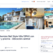 Captura de la plataforma VRBO donde la villa está en alquiler con otro nombre.