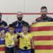 En la imagen, en la parte inferior derecha, Matías Fernández junto a los seleccionadores baleares y su director general.