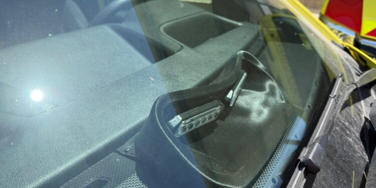 Efectos del calor en las ambulancias de Ibiza.
