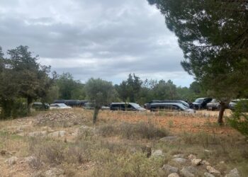 La fiesta, que contaba incluso con servicio lanzadera, se ha celebrado este martes con un gran dispositivo logístico. Foto: Ayto. Sant Antoni