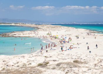 Imagen de una de las zonas de ses Illetes, Formentera. Foto: Alfredo Montero.