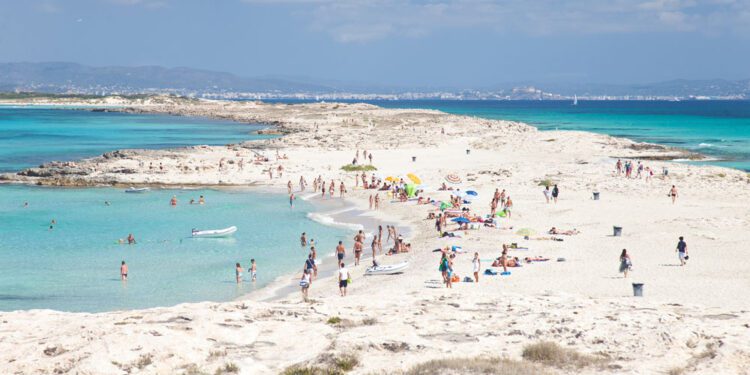 Imagen de una de las zonas de ses Illetes, Formentera. Foto: Alfredo Montero.