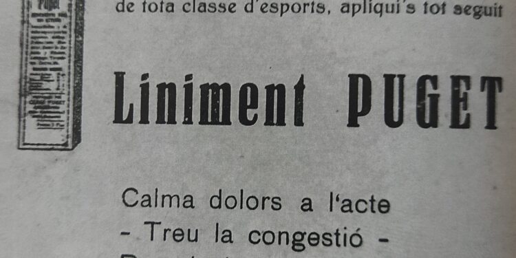 Arran del treball de recerca sobre aquest anunci d’un remei creat per son pare que va aparèixer a diverses revistes de Catalunya, Guillem Puget Acebo em va fer avinent la informació que m’ajudava a completar l’article que ha sortit a El Pitiús 2026. Col·lecció Joan-Albert Ribas