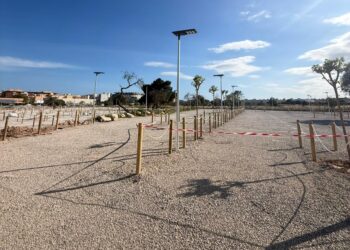 Imagen de la zona de estacionamiento rehabilitada en sa Joveria. Foto: Ayto. Ibiza