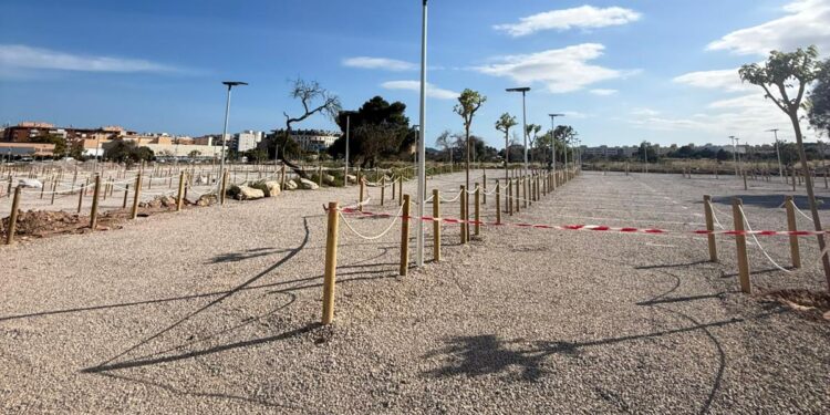 Imagen de la zona de estacionamiento rehabilitada en sa Joveria. Foto: Ayto. Ibiza