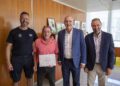 Jaime Canales, segundo por la izquierda, se jubila tras más de 30 años como bomberos del Parque Insular de Ibiza.