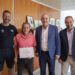 Jaime Canales, segundo por la izquierda, se jubila tras más de 30 años como bomberos del Parque Insular de Ibiza.