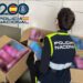 Productos inmovilizados en la operación de investigación de clínicas estéticas.