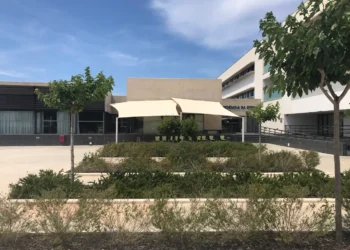 Espacio al aire libre en el centro sa Serra.