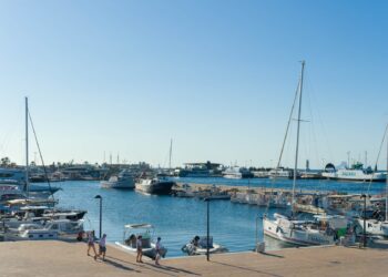 Imagen actual de la marina deportiva de La Savina, en Formentera. Imagen: APB