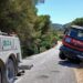 El camión quedó varado en mitad de una pendiente pronunciada en Sant Josep.