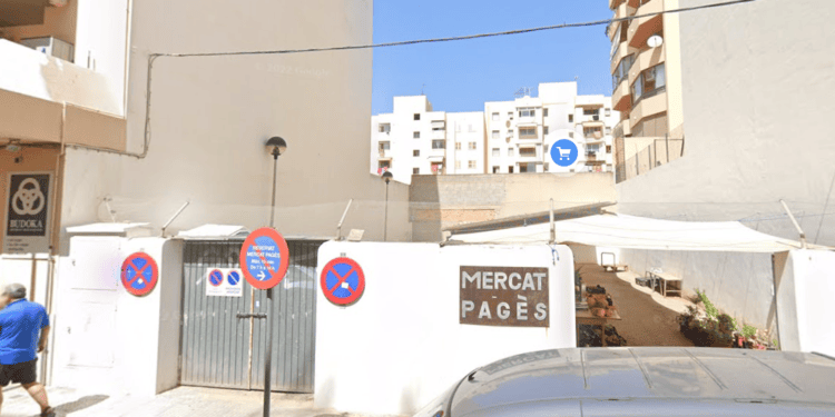 Imagen del antiguo Mercat Pagès donde se levantarán las viviendas
