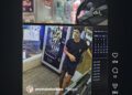 Captura de imagen del individuo que perpetró el robo en la madrugada de ayer. Imagen: Video Anymaladas