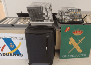 Tabaco incautado al ciudadano que habría alcanzado un valor de más de 12.600 euros en el mercado.