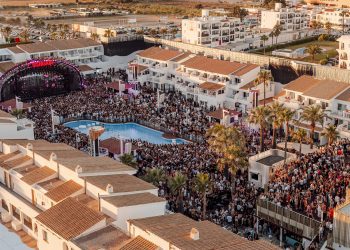 Ushuaïa durante una actuación de Calvin Harris.