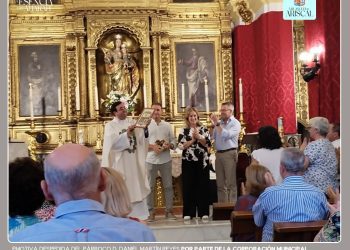 Daniel Martín Reyes deja la localidad sevillana de Villanueva del Ariscal tras un emotivo homenaje durante la Misa de Acción de Gracias celebrada con motivo de sus tres años al frente de la parroquia