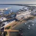 Imagen aérea del Club d’Esports Nàutics de Formentera, obra de Marià Castelló.