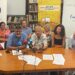 Representantes de las entidades denunciantes de los presuntos vertidos de la EDAR del aeropuerto de Ibiza.