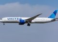 Avión de United Airlines, que volará entre Nueva York e Ibiza a partir de 2027.