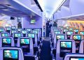 Interior de un Boeing de United.