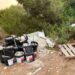 Escombreras en el barrio de Cas Mut de Ibiza. Imágenes Noudiari.es