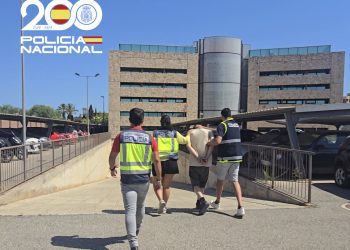Imagen del detenido facilitada por la Policía Nacional de Ibiza.
