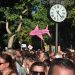 Imagen de la manifestación de este 20 de septiembre en Ibiza contra la ampliación del aeropuerto de es Codolar. Foto: Noudiari / CM.