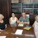 Reunión en la sede de Pimeef entre el presidente de la patronal y representantes del IEE y AJE.